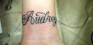 tatouage prenom audrey